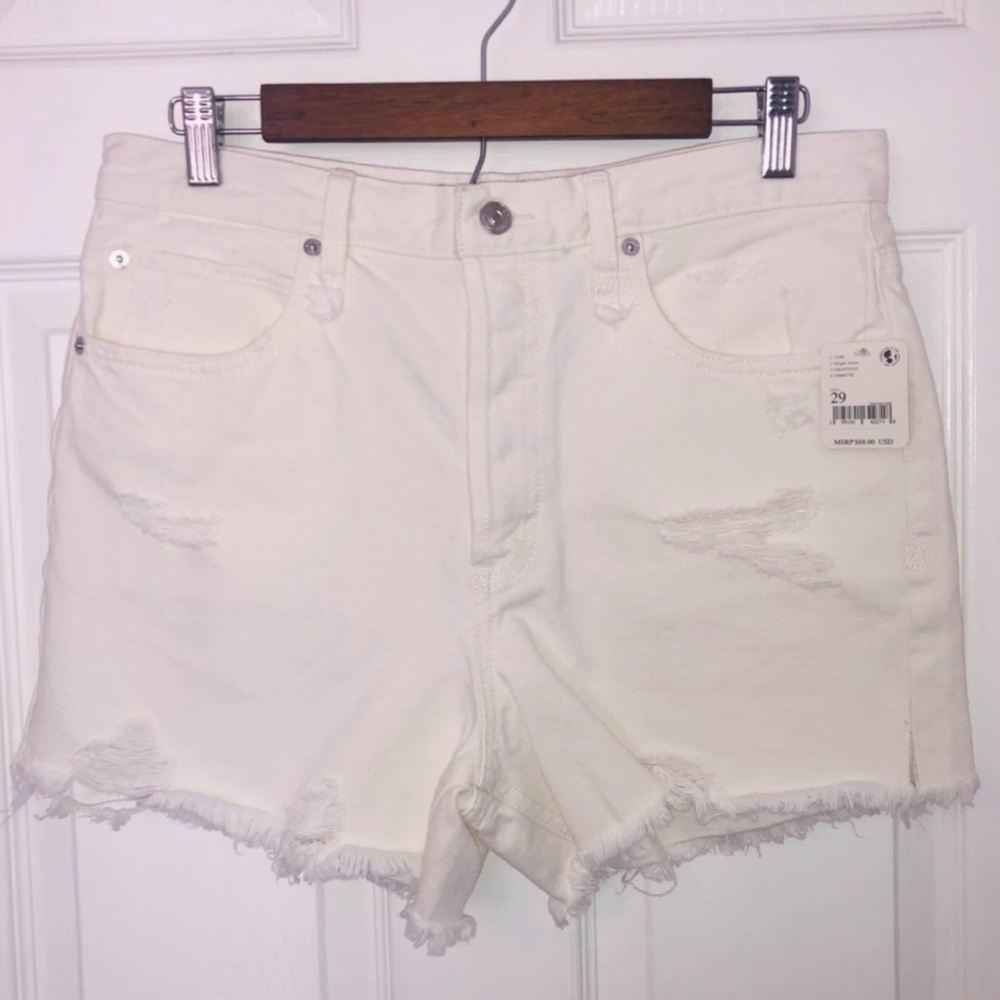Free People cutoff jean shorts (29) - Picture 1 of 11